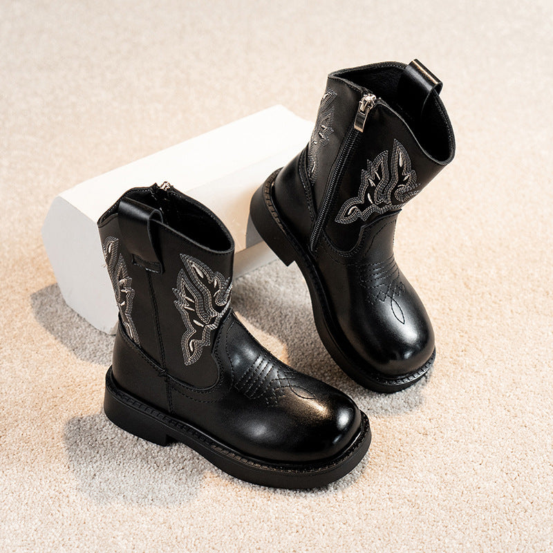 Mädchen Martin Boots mit Stickereien – Bild 4 | LuxeStyle