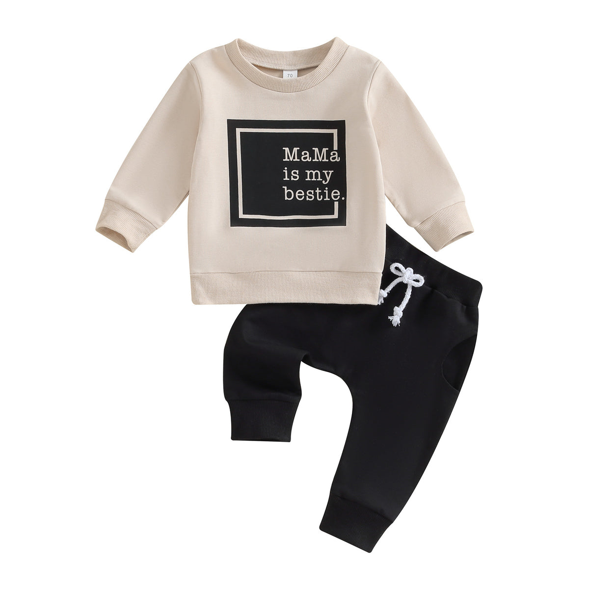 Zweiteiler mit Langarmshirt und Hose für Kinder – Bild 3 | LuxeStyle