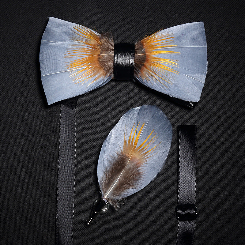 Brosche mit Feder-Fliege – Bild 8 | LuxeStyle