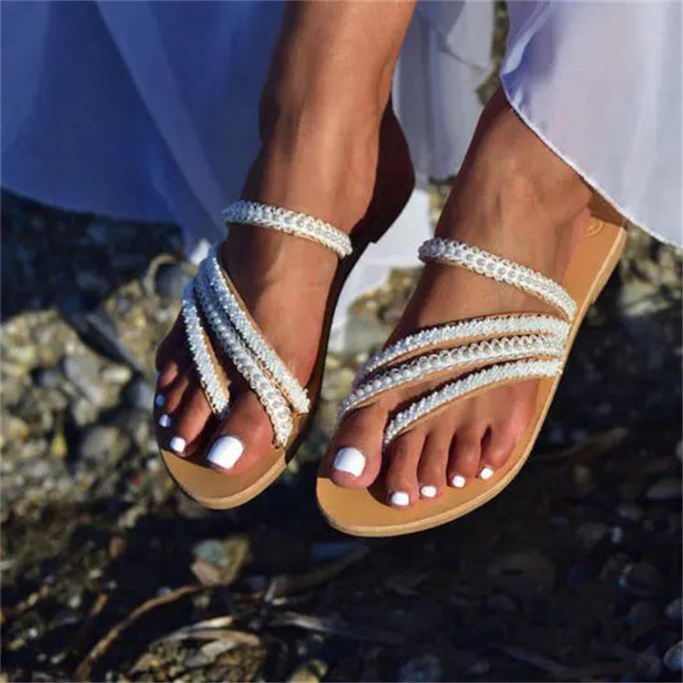 Bohemian Sandalen mit Perlen & Blumen – Bild 18 | LuxeStyle