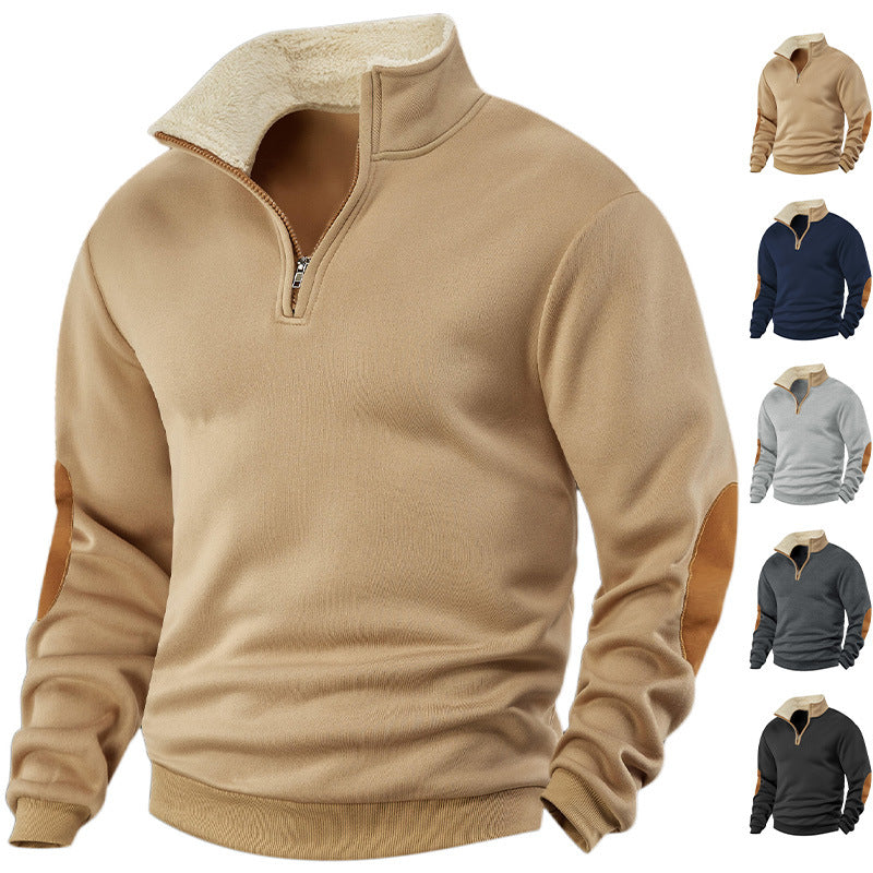 Herren-Langarmshirt mit halber Knopfleiste – Bild 6 | LuxeStyle