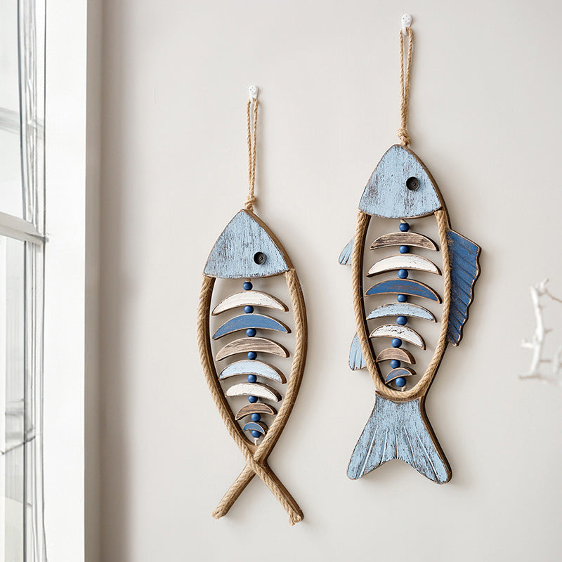 Fischförmiger Wandhänger