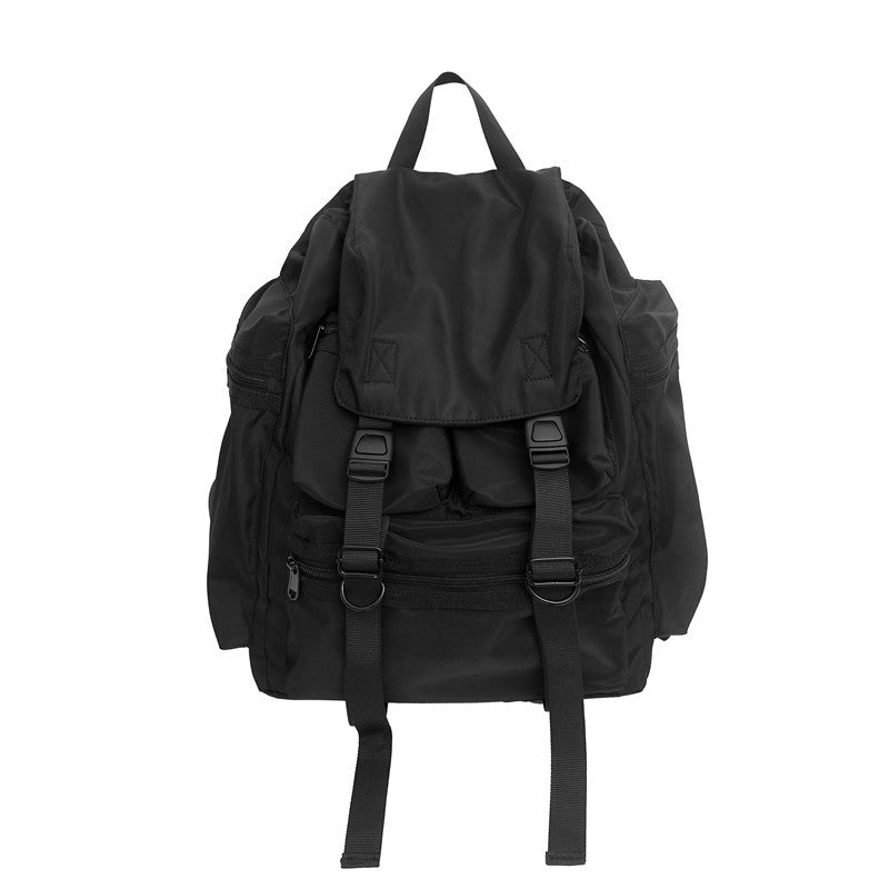 Grosser Rucksack mit Kordelzug und vielen Fächern – Bild 15 | LuxeStyle