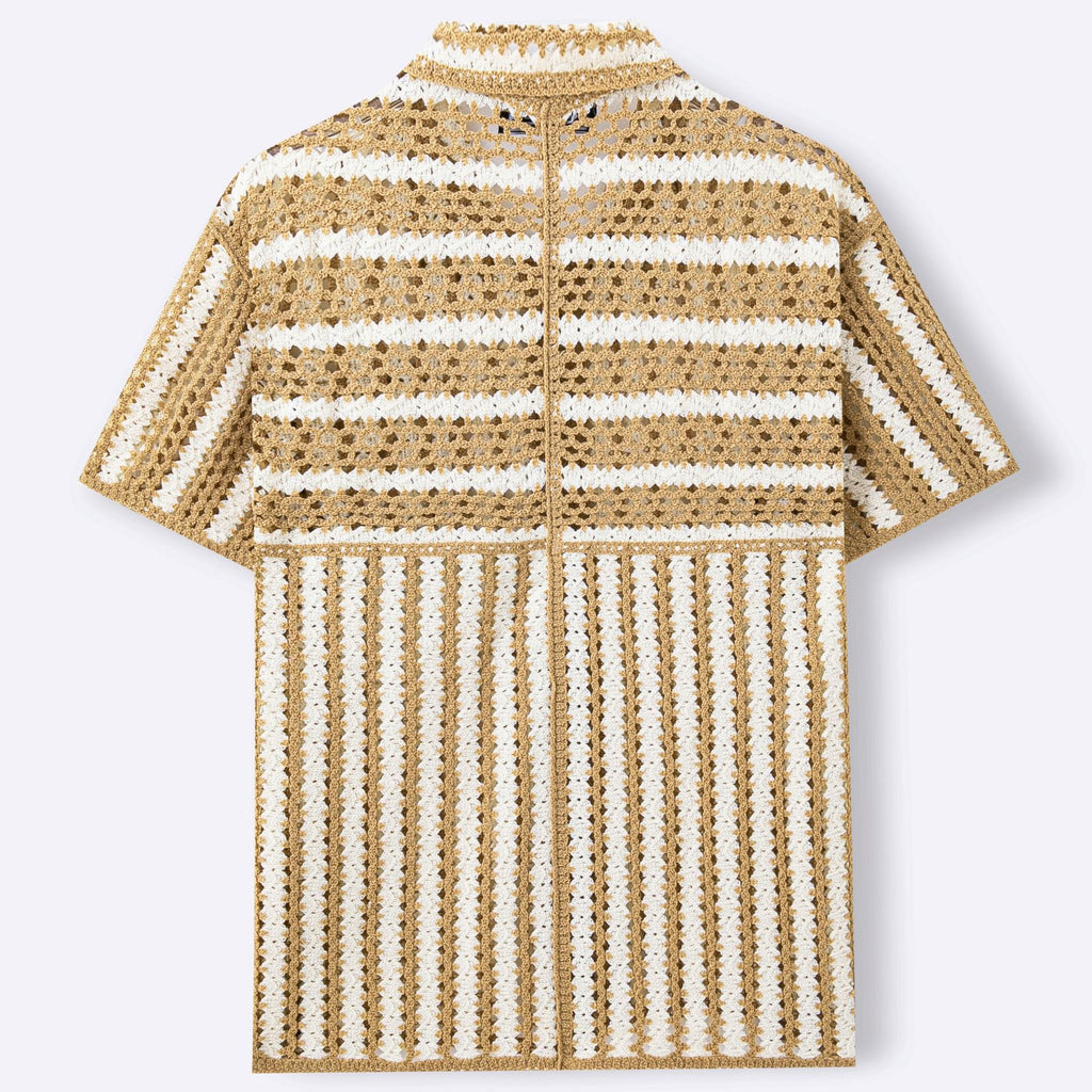 Retro-Strickpullover für Herren mit Streifen – Ansicht 2