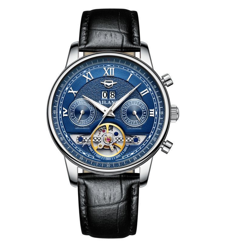 Automatische Mechanische Herrenuhr Sun Moon Stars