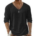 Loose-fit Baumwoll-Leinen Basis-Top – Bild 12 | LuxeStyle
