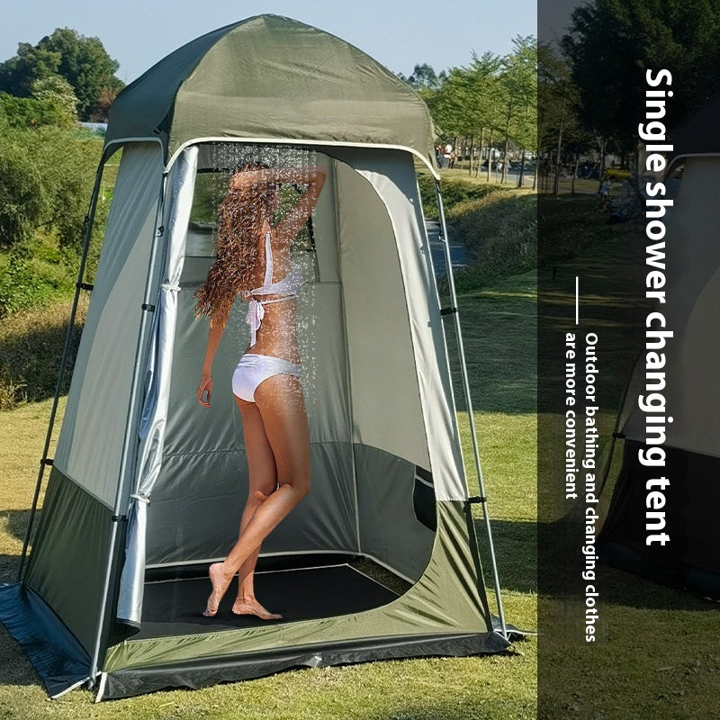 Camping-Dusche im Zelt – Army Green | LuxeStyle