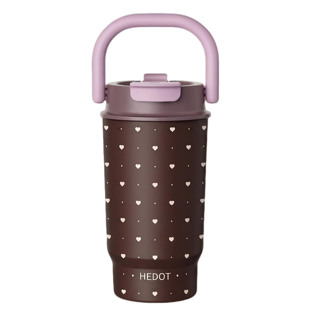 Trinkbecher aus Keramik und Edelstahl (480 ml)