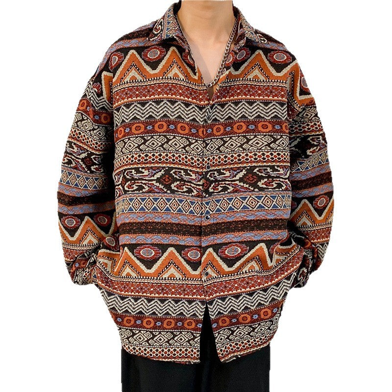 Retro Langarmhemd im Ethno-Stil – Bild 11 | LuxeStyle