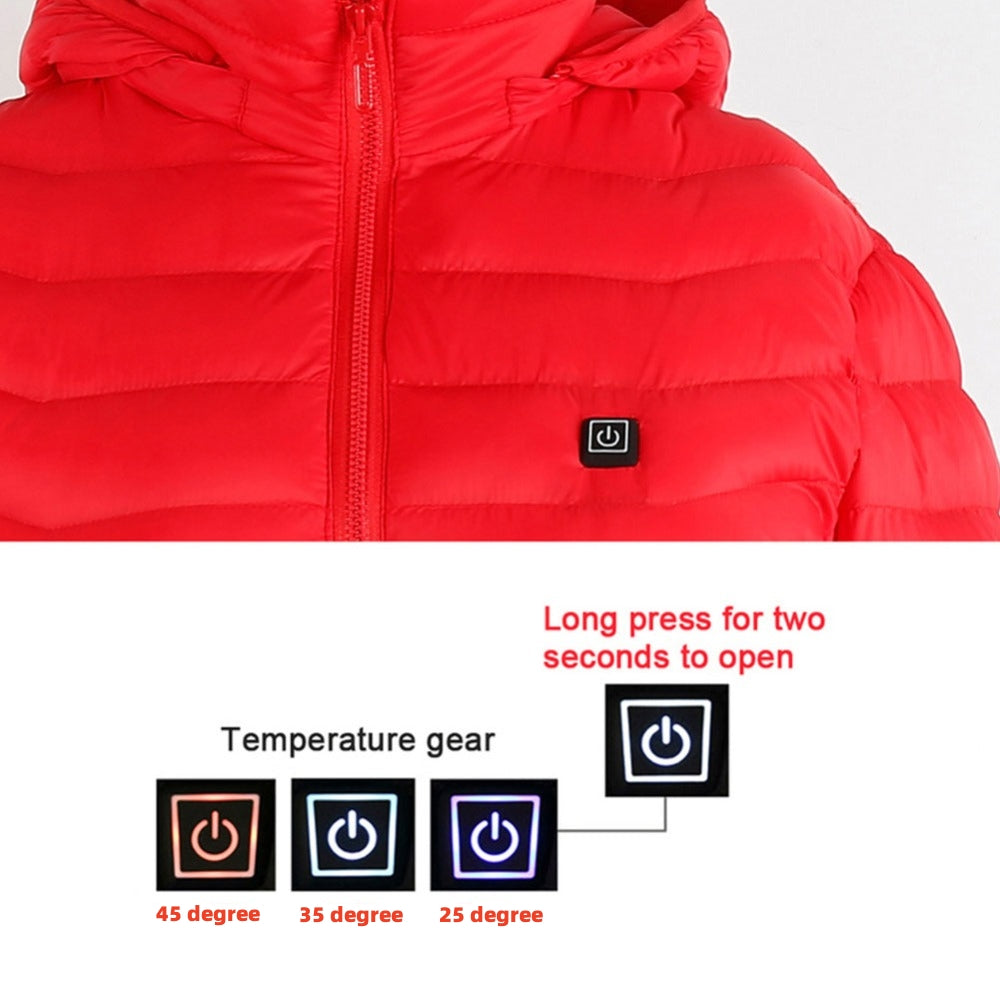 Heizjacke mit USB-Anschluss