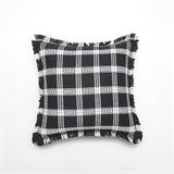 Farbe: Schwarz-45x45 cm Kissenbezug