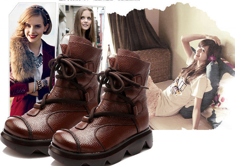 Plateau-Stiefel aus Rindsleder – Bild 5 | LuxeStyle