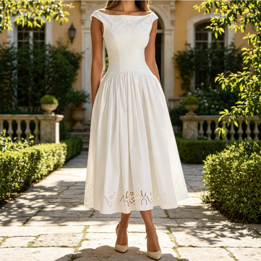 Damen A-Linien-Kleid Fiorella