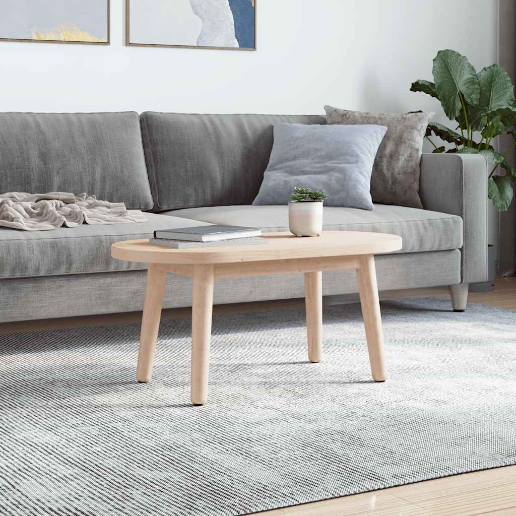 Ovale Tischplatte aus Kiefernholz (60x30 cm)