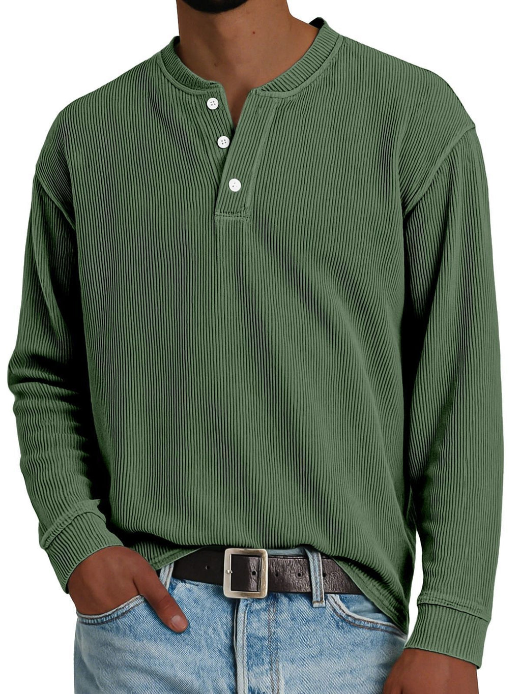 Langarm-Pullover aus Baumwolle | LuxeStyle