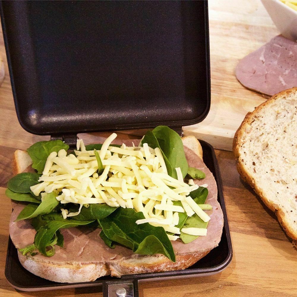 Antihaft Sandwich-Toaster für Herd & Camping – Ansicht 3