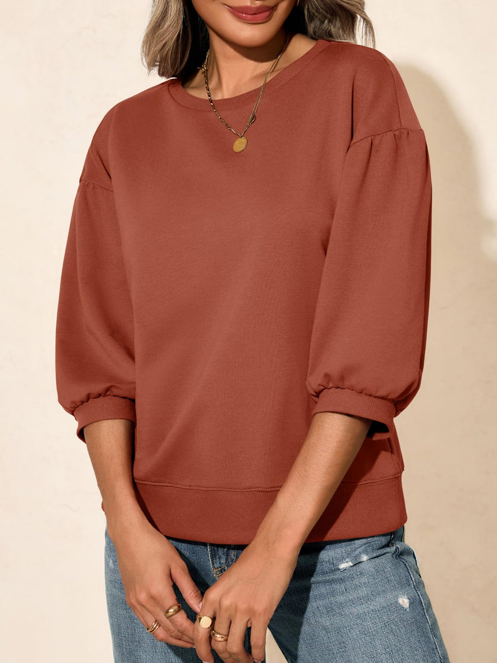 Puff-Arm-Sweatshirt