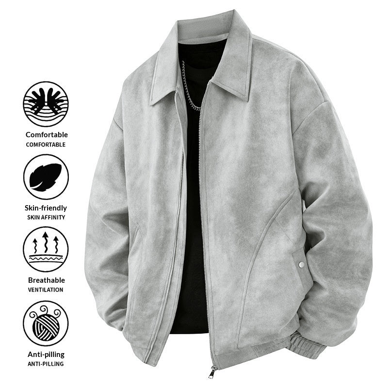 Amerikanische Herrenjacke mit Reverskragen