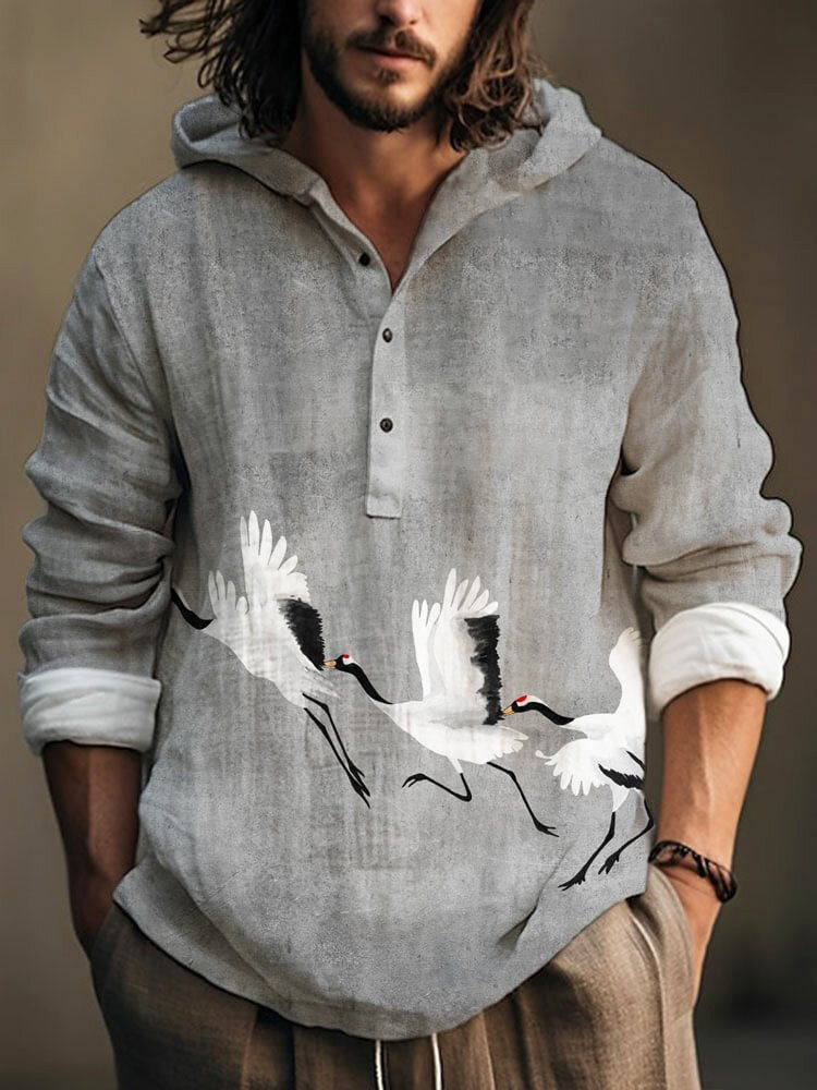Herren Kapuzenpullover mit Knöpfen – Bild 15 | LuxeStyle