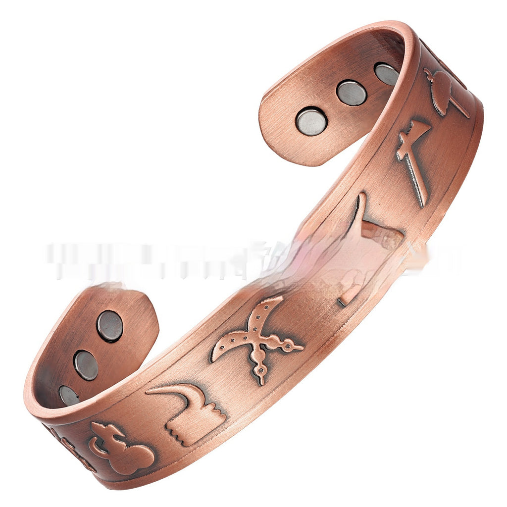 Kupferarmband Magnetisch Retro – Bild 5 | LuxeStyle