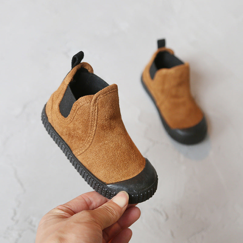 Warme Velour-Kinderschuhe