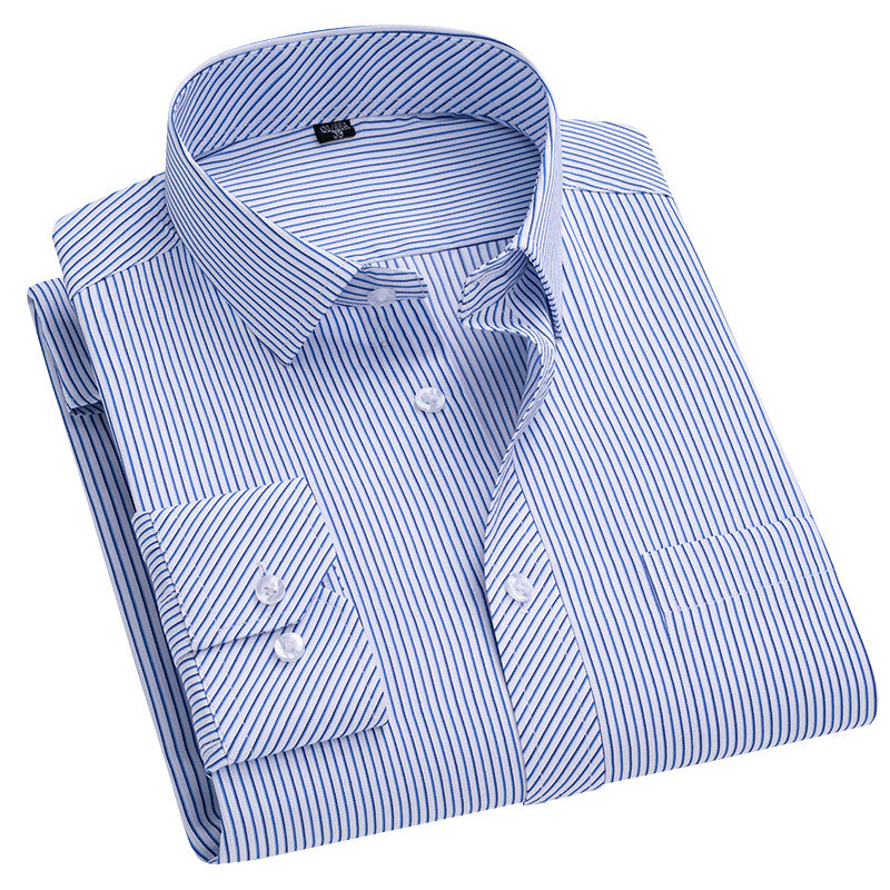 Herren Langarmhemd mit Karomuster | LuxeStyle