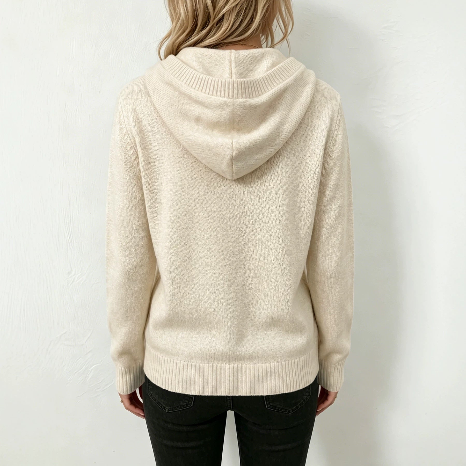 Kapuzenpullover Strickpullover