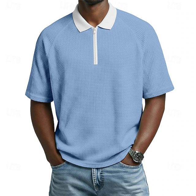 Herren Polo-Shirt mit Kragen kurzärmlig casual