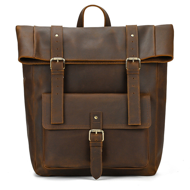 Lederrucksack mit Laptopfach – Bild 4 | LuxeStyle