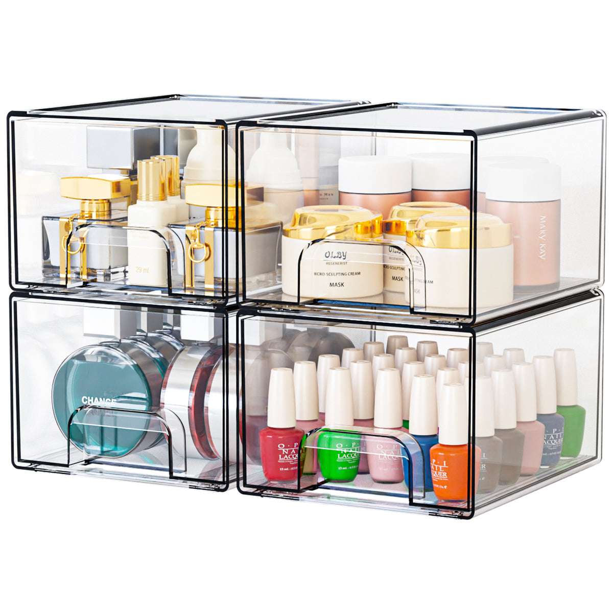 Stapelbare Acryl-Aufbewahrungsbox – Bild 3 | LuxeStyle