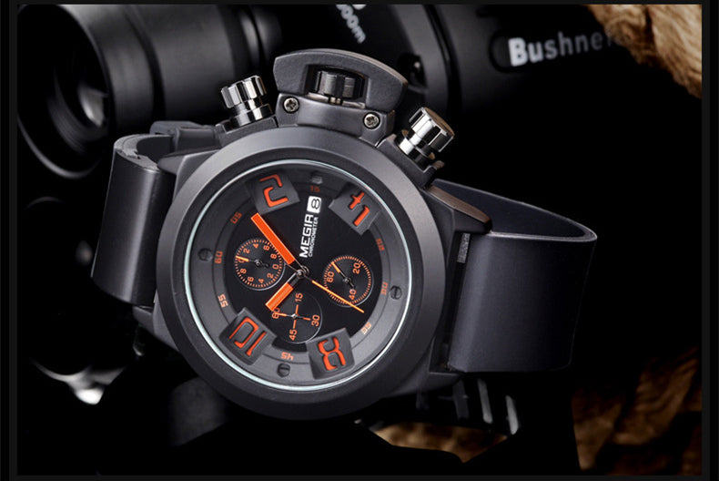 Multifunktionale Sportuhr mit Silikonband – Bild 5 | LuxeStyle