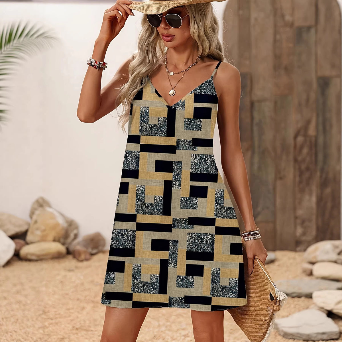 Geblümtes Casual Strandkleid im Resort-Stil – Bild 5 | LuxeStyle