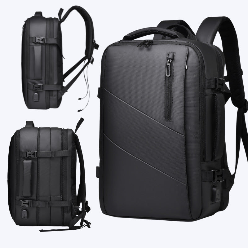Rucksack mit grosser Kapazität und USB-Anschluss – Bild 7 | LuxeStyle