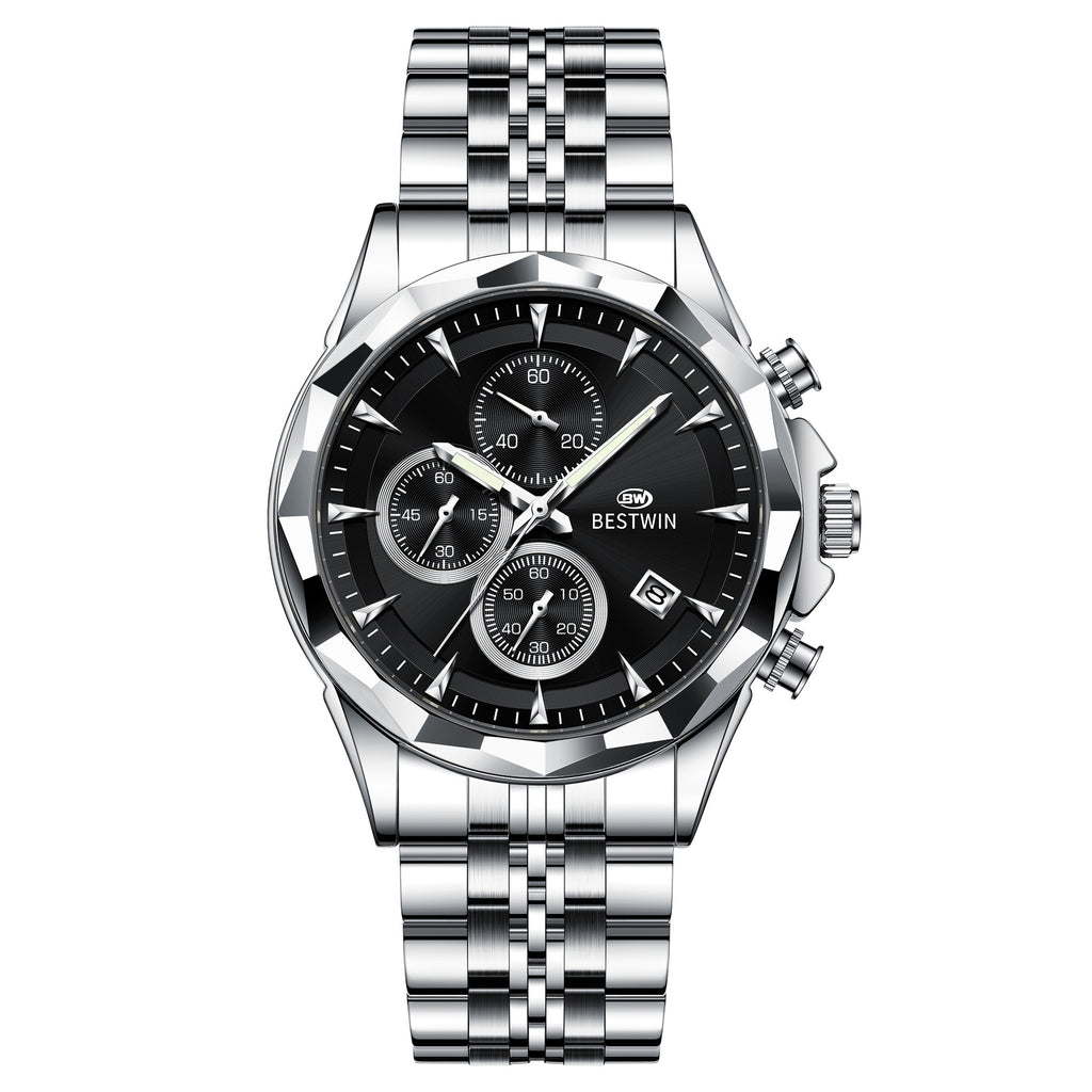 Personalisierte leuchtende Sechs-Hand-Uhr für Herren – Bild 17 | LuxeStyle