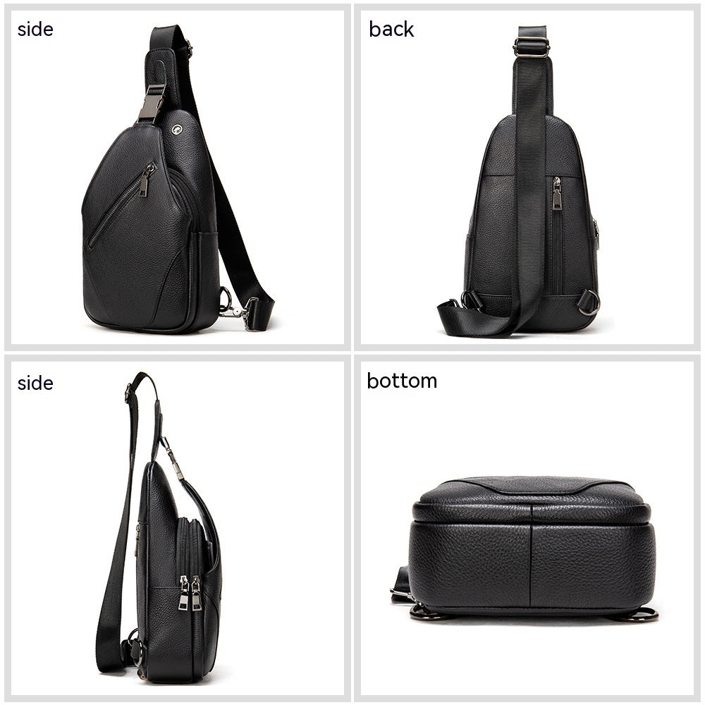 Schwarzes Leder-Taschen-Set – Bild 11 | LuxeStyle