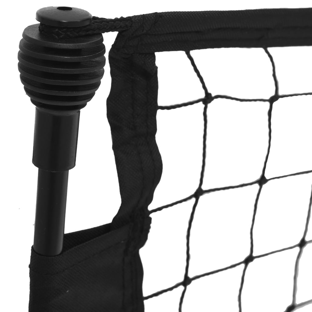 Fussball Rebounder Schwarz-Gelb 183x85x120 cm