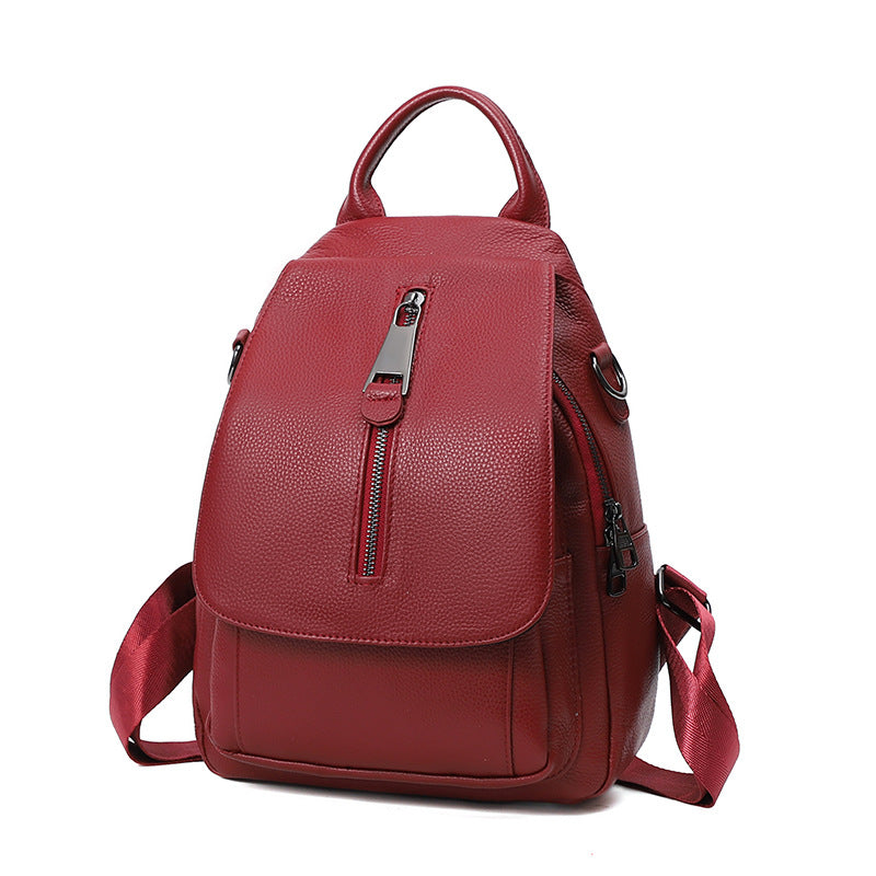 Anti-Diebstahl Lederrucksack für Damen – Bild 15 | LuxeStyle