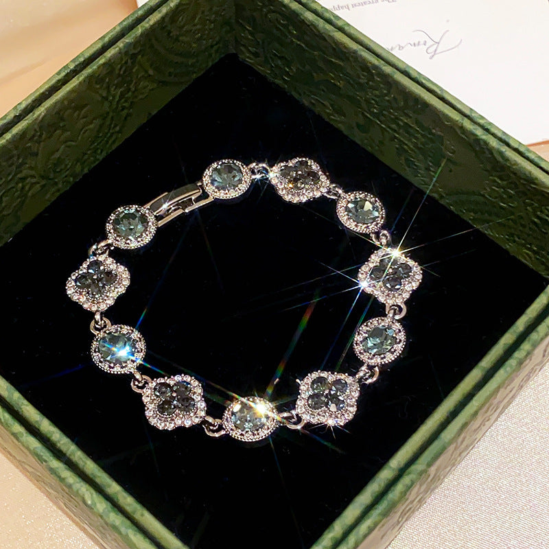 Französisches ovales Zirkon-Armband – Ansicht 3