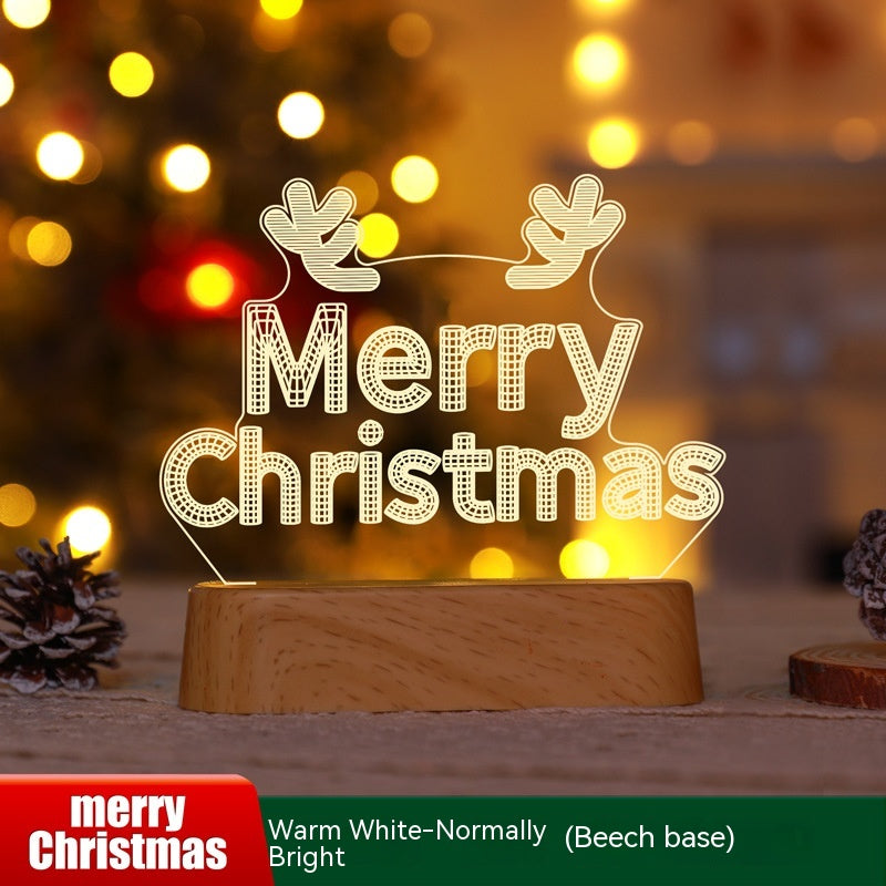 3D Weihnachtslampe