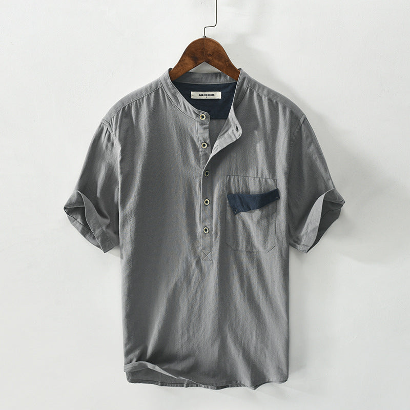 Leinen Pullover-Shirt für Herren – Bild 3 | LuxeStyle