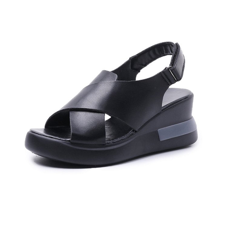Keile Sandalen mit Peep Toe – Bild 7 | LuxeStyle