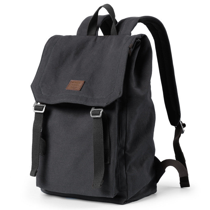 Männlicher Canvas-Rucksack 20-35 L – Bild 3 | LuxeStyle