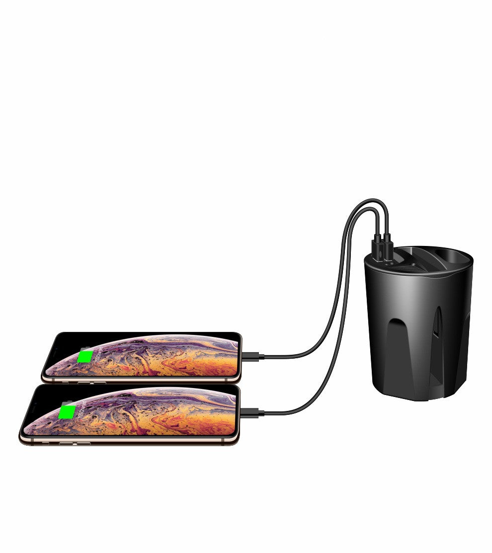 2-in-1 Kabelloses Auto-Lade-Dock