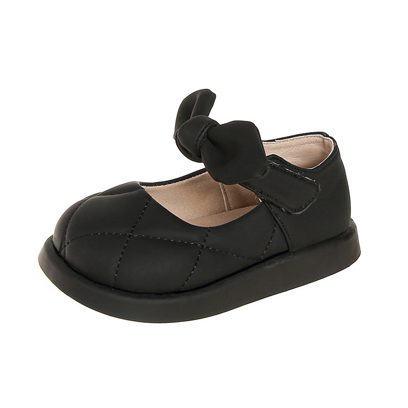 Prinzessinnen-Schuhe mit Bows, weiches Sohlen