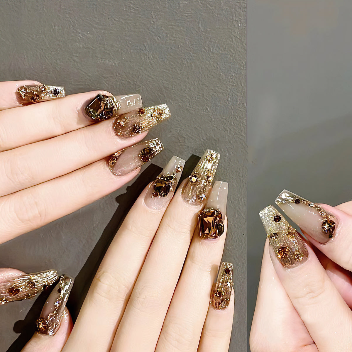 Handgemachte Strass-Nagelsticker – Bild 8 | LuxeStyle