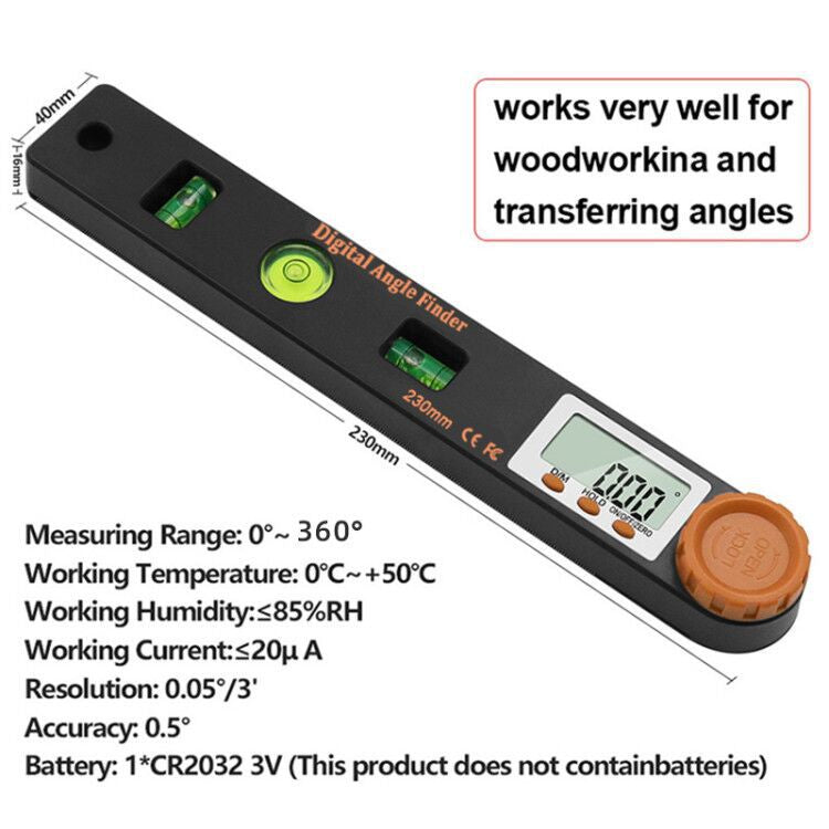Winkel Lineal 4-in-1 Orange