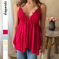 V-Ausschnitt Camisole mit Spitze