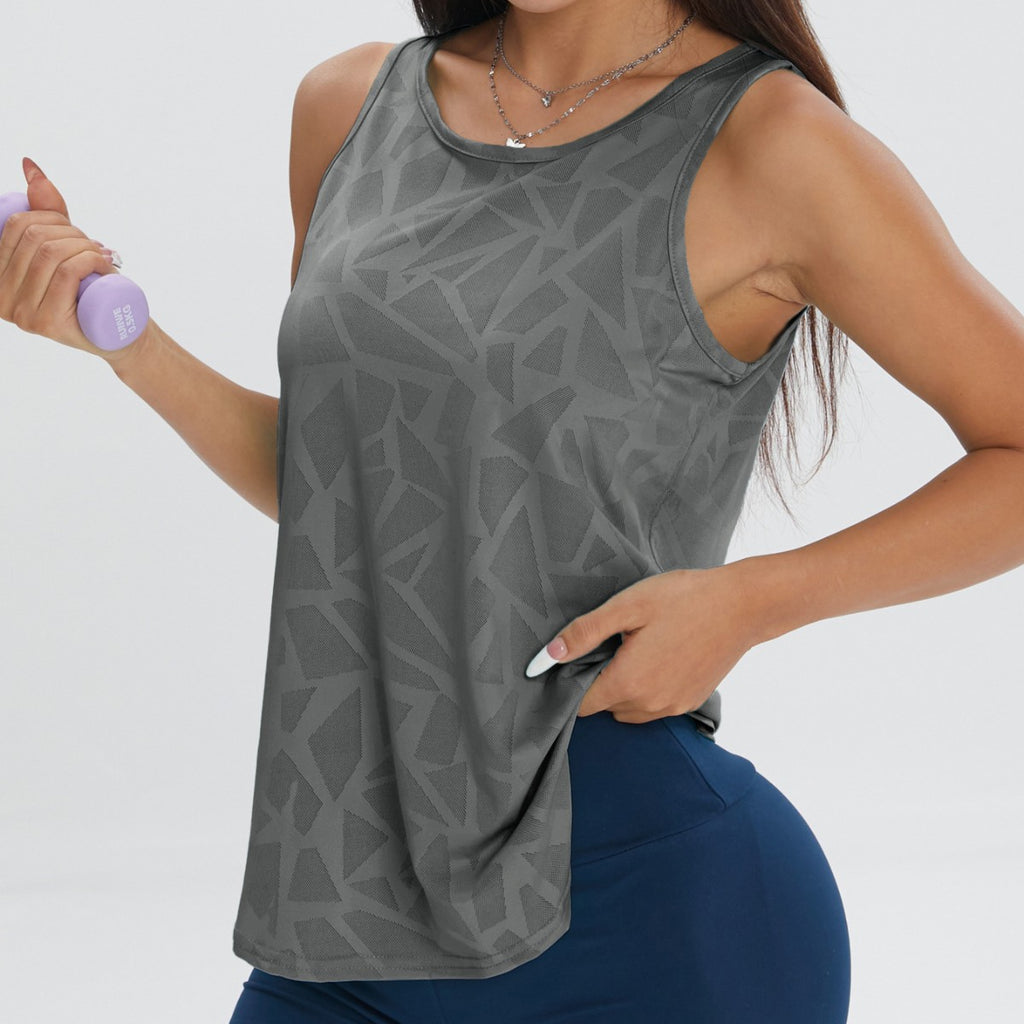 Nahtloses, atmungsaktives Workout-Top