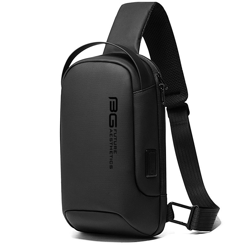 Schultertasche Business mit USB-Anschluss – Bild 4 | LuxeStyle