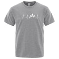 Mountain EKG Kurzarm-Shirt für Paare